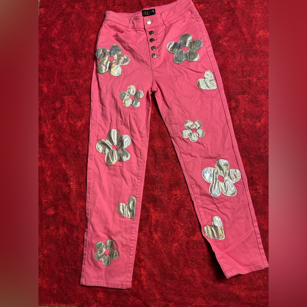 Delia Link Flower Pants